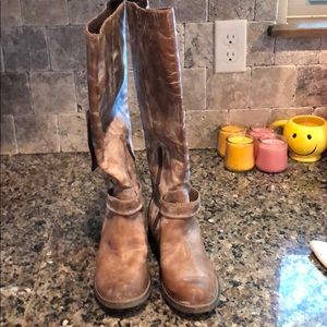 Corral riding boots